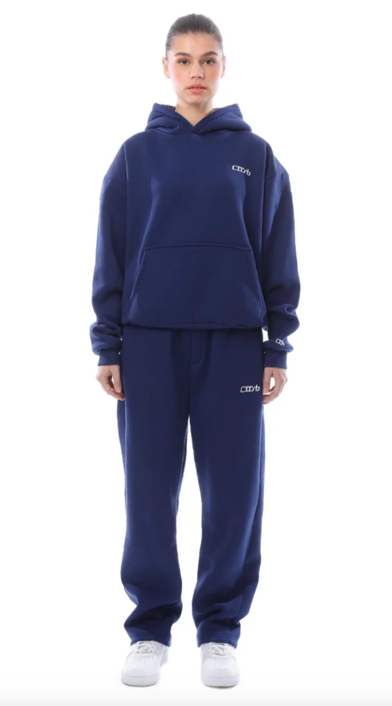 Navy Blue Sweat Set