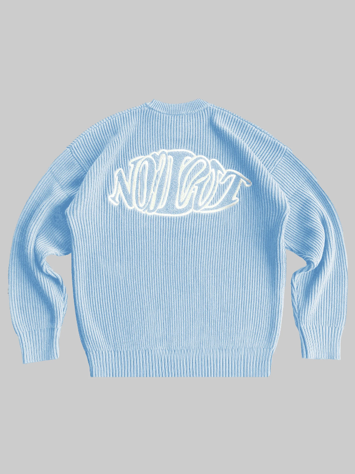 Baby Blue Knit Sweater