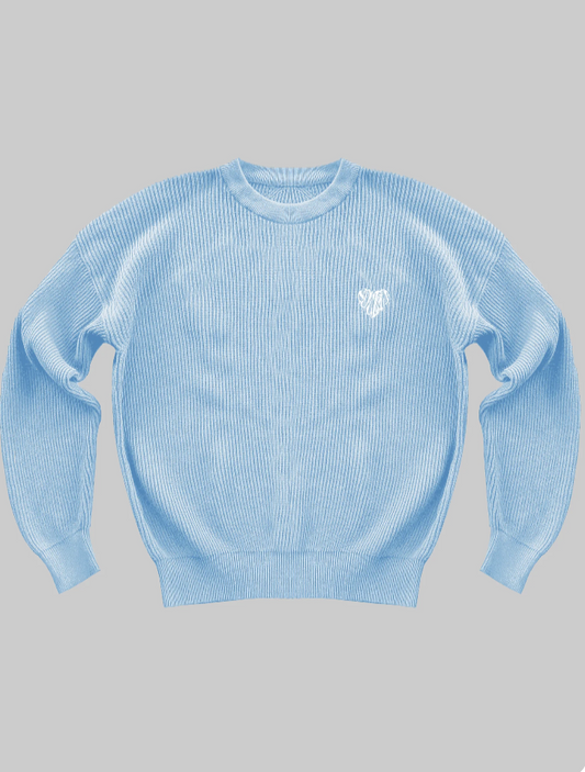 Baby Blue Knit Sweater